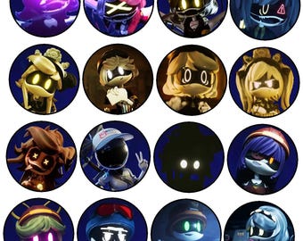 Murder Drones 1.5in Character Pins