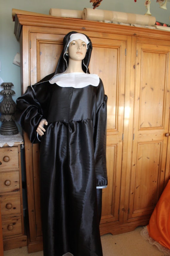 Adult Sissy Crossdresser Transvestite Nuns Dress With White Etsy
