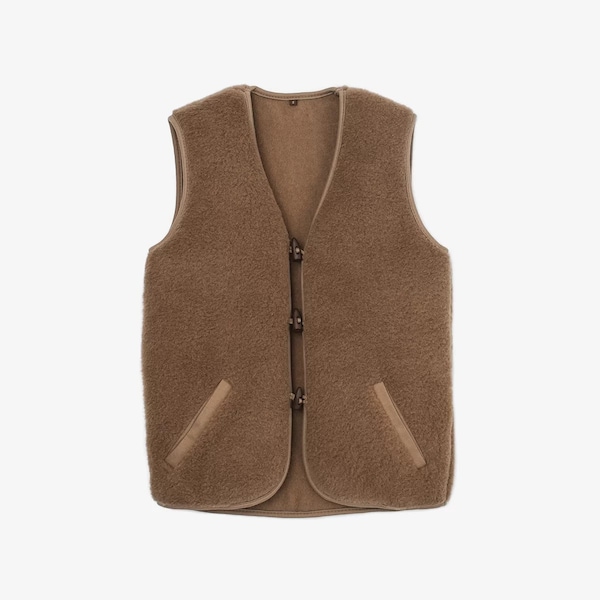 WOLLIES Amsterdam - Unisex Vest / Bodywarmer - Brown - Rozmiar M