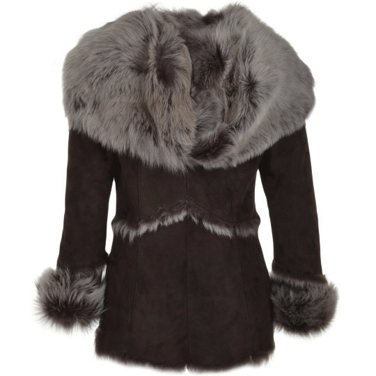 Women's Shearling Coat/fur Coat in 100% Genuine - Etsy