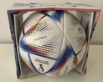 Rih La World Cup 2022 | Soccer Ball |Match League Balls | Fifa Approved Size | Premium Quality World Cup  Foot ball 2022