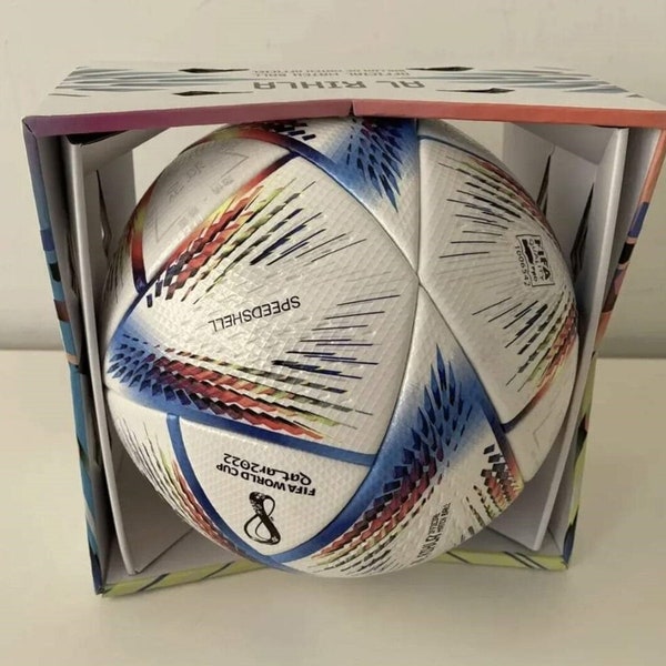 Rih La World Cup 2022 | Soccer Ball |Match League Balls | Fifa Approved Size | Premium Quality World Cup  Foot ball 2022