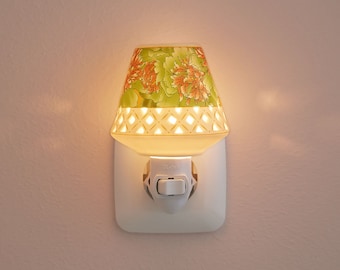 Luce notturna in ceramica per la presa, luce per dormire, luce d'atmosfera, decorazione per la casa, idea regalo