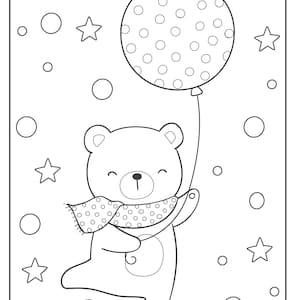 Teddy Bear Coloring Pages 21 pages image 2