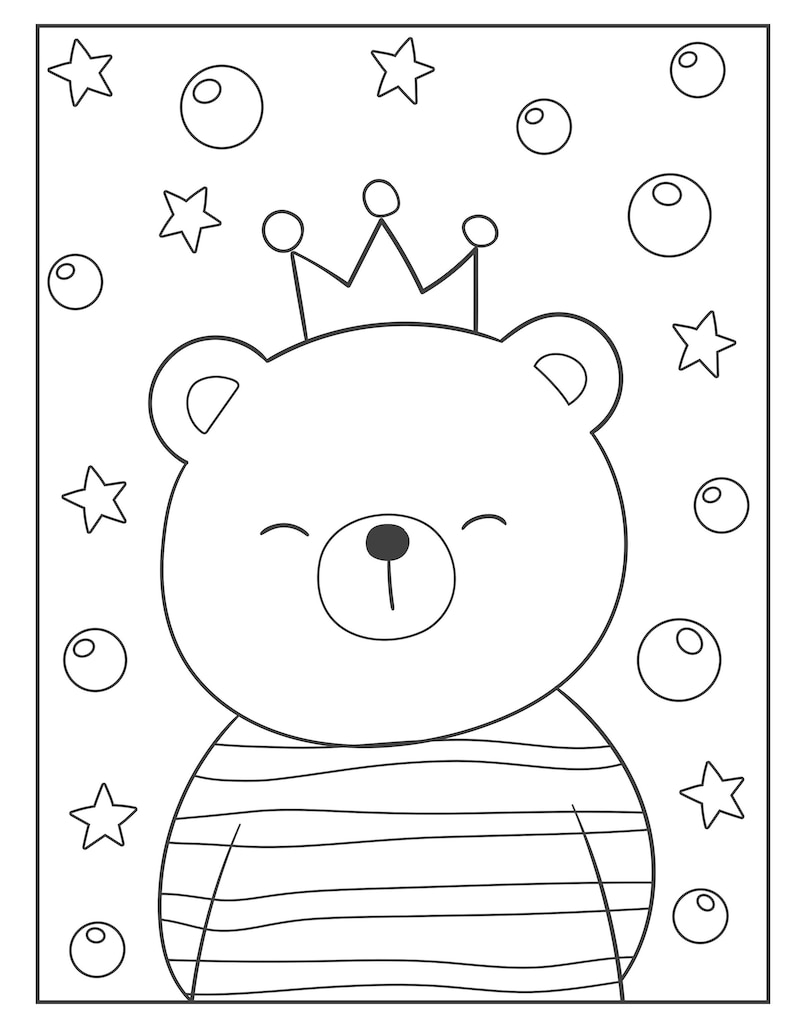 Teddy Bear Coloring Pages 21 pages image 1