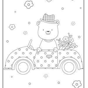 Teddy Bear Coloring Pages 21 pages image 3