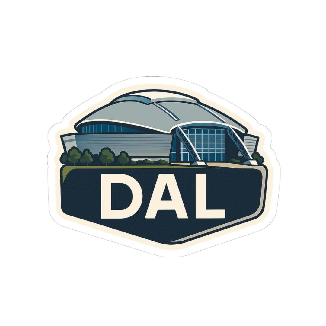 Dallas Cowboys Football Stadium Sticker – Modern Team Design – DAL – 3 ...
