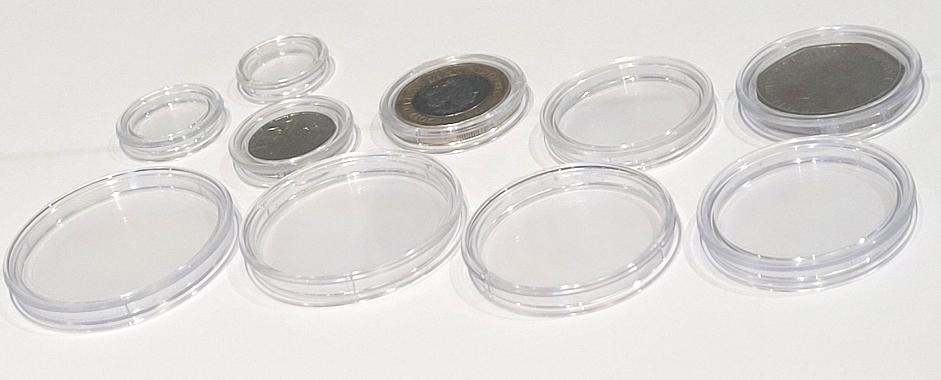 Coin Capsules All Size From 14mm to 42mm Capsule 10 Each Etsy Ireland