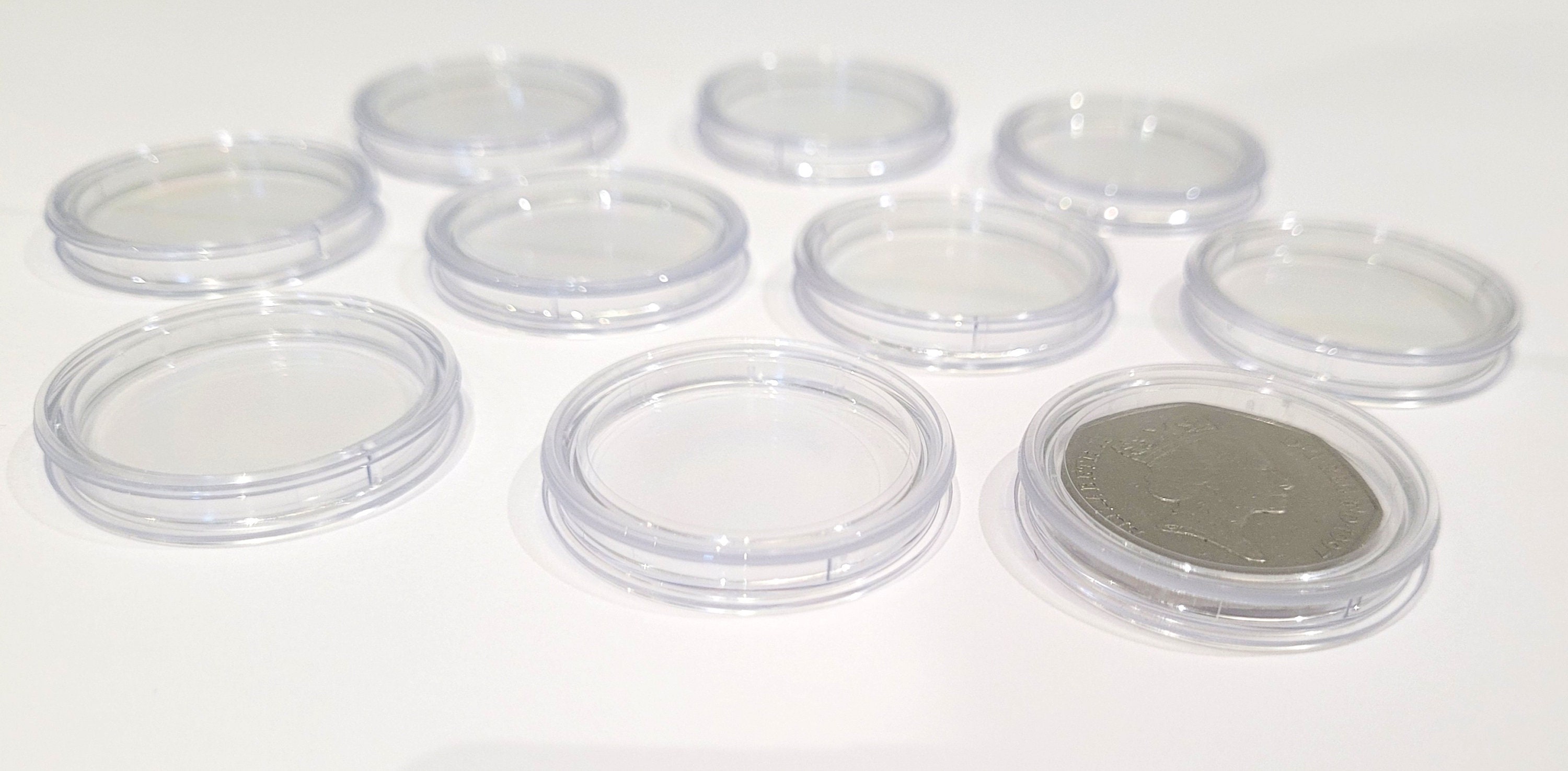 Coin Capsules All Size From 14mm to 42mm Capsule 10 Each Etsy Ireland
