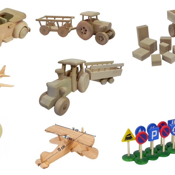 Wooden Toy Truck Etsy UK