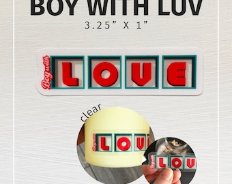 BTS "Boy With Luv" Vinyl Sticker