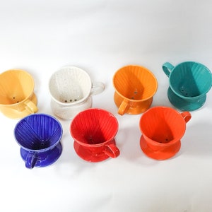 Handmade Ceramic Pour Over Coffee | Hand-painted Ceramic Coffee Accessories | Coffee Dripper | Gift For Coffee Lovers | Coffee Filter