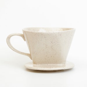 Handmade Ceramic pour over coffee | Hand painted ceramic coffee accessories | Coffee Dripper | Gift for coffee lover, coffee filter