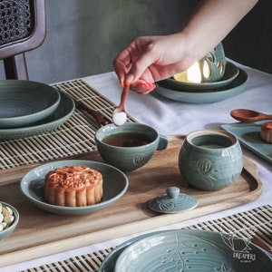 Camelia Teetassen-Set | Teetassen-Set | Kaffee Tasse| Küchen Dekor | Keramik Teetassen-Set | Porzellan Tee Tasse | Keramik Kaffeetasse | Porzellan Kaffeetasse