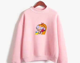 powerpuff heart sweater