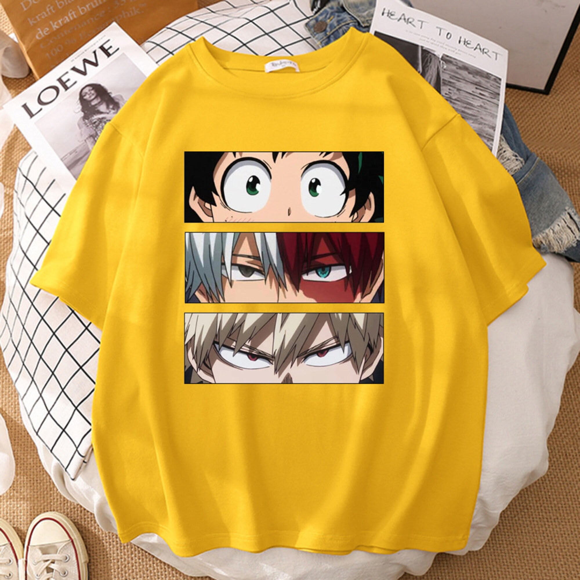 Discover My Hero Academia Shirt, Anime Graphic Tee