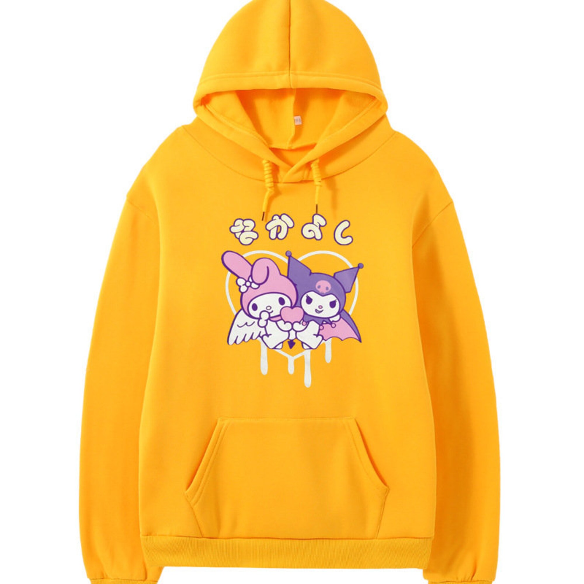 Cute Cartoon Kuromi Hoodie, My Melody and Kuromi Hoodie