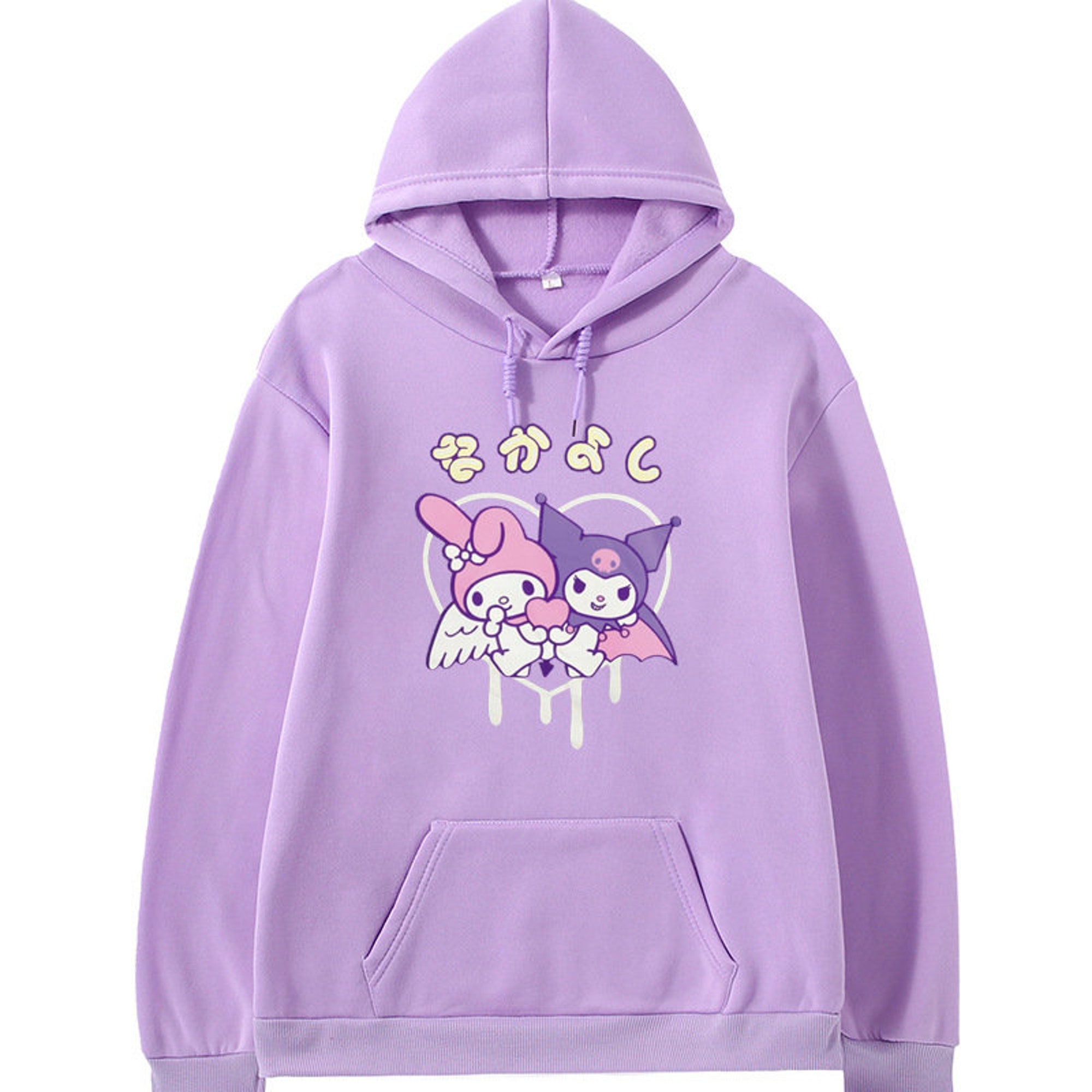 Cute Cartoon Kuromi Hoodie, My Melody and Kuromi Hoodie