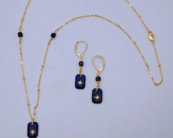 Celestial Lapis Jewelry Set