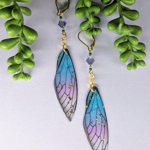 Handmade Fairy Wing Earrings