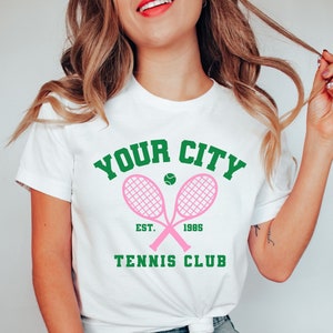 Custom tennis shirts for tennis team cute tennis tshirt tennis t-shirt tennis gifts for tennis lover tennis club shirts tennis tee