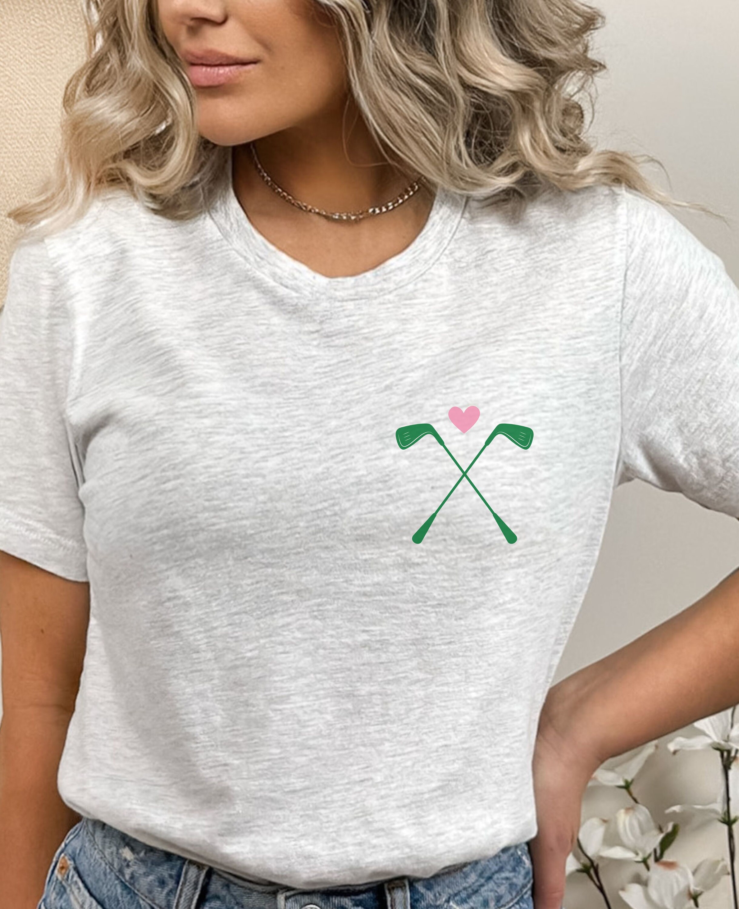 Happiest on the Course Golf Tshirt for Women Golf Gifts for Girls Cute