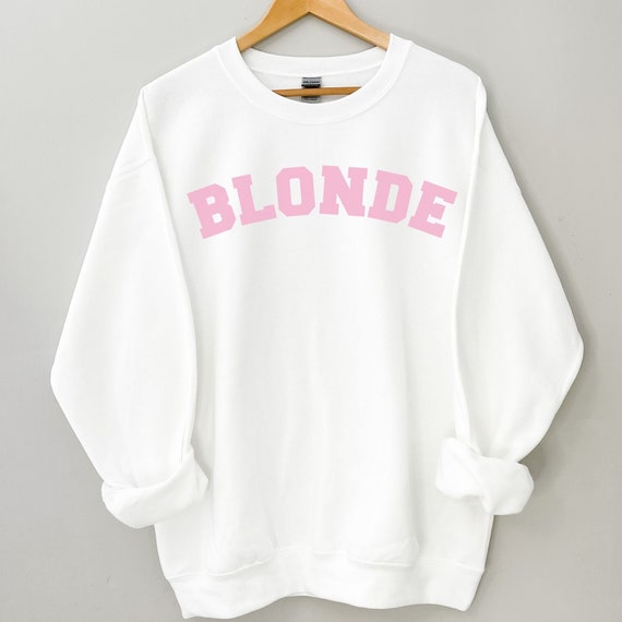 Blonde crewneck sweatshirt deals