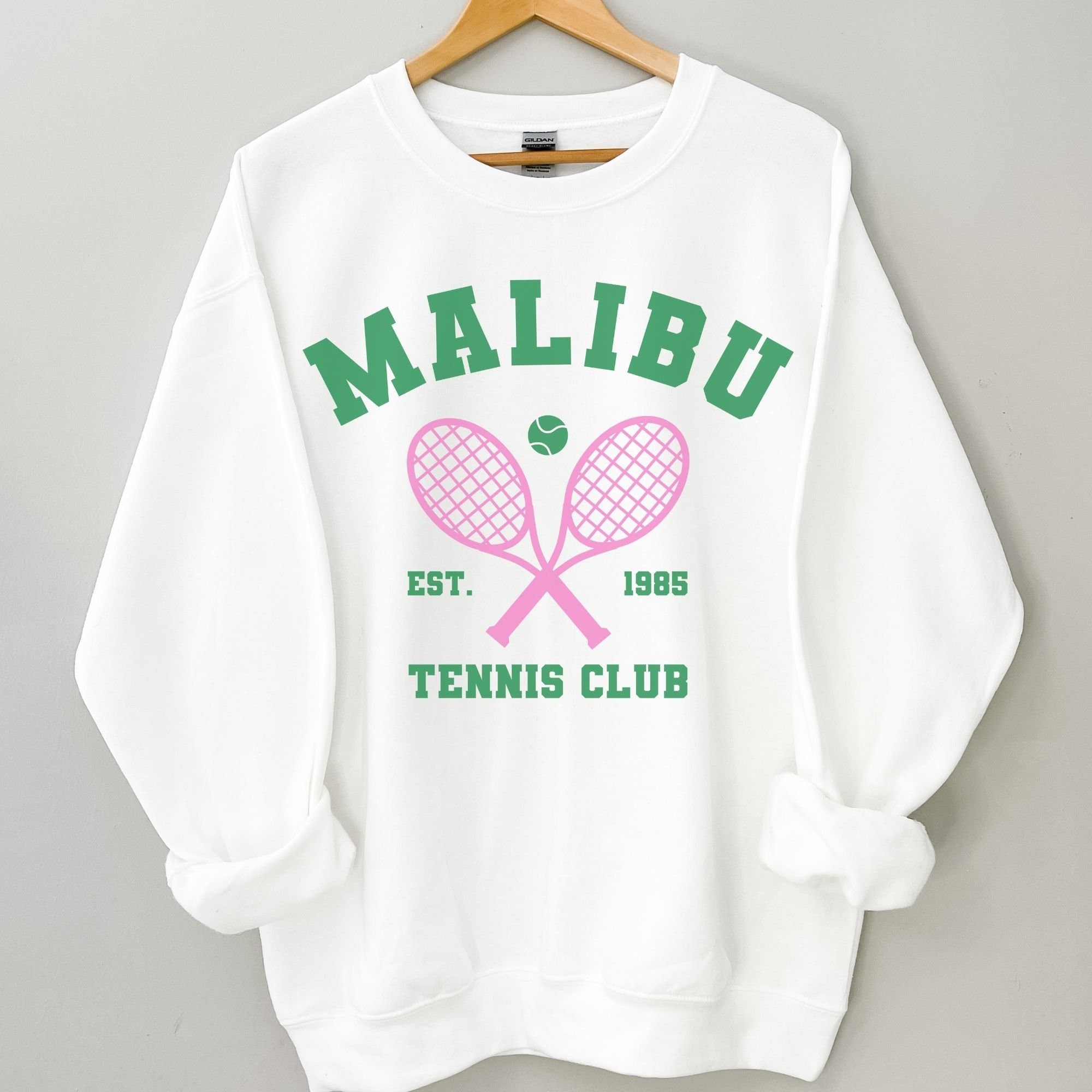 Tennis Sweatshirt Vintage Tennis Club Sweatshirt Preppy Sweatshirt