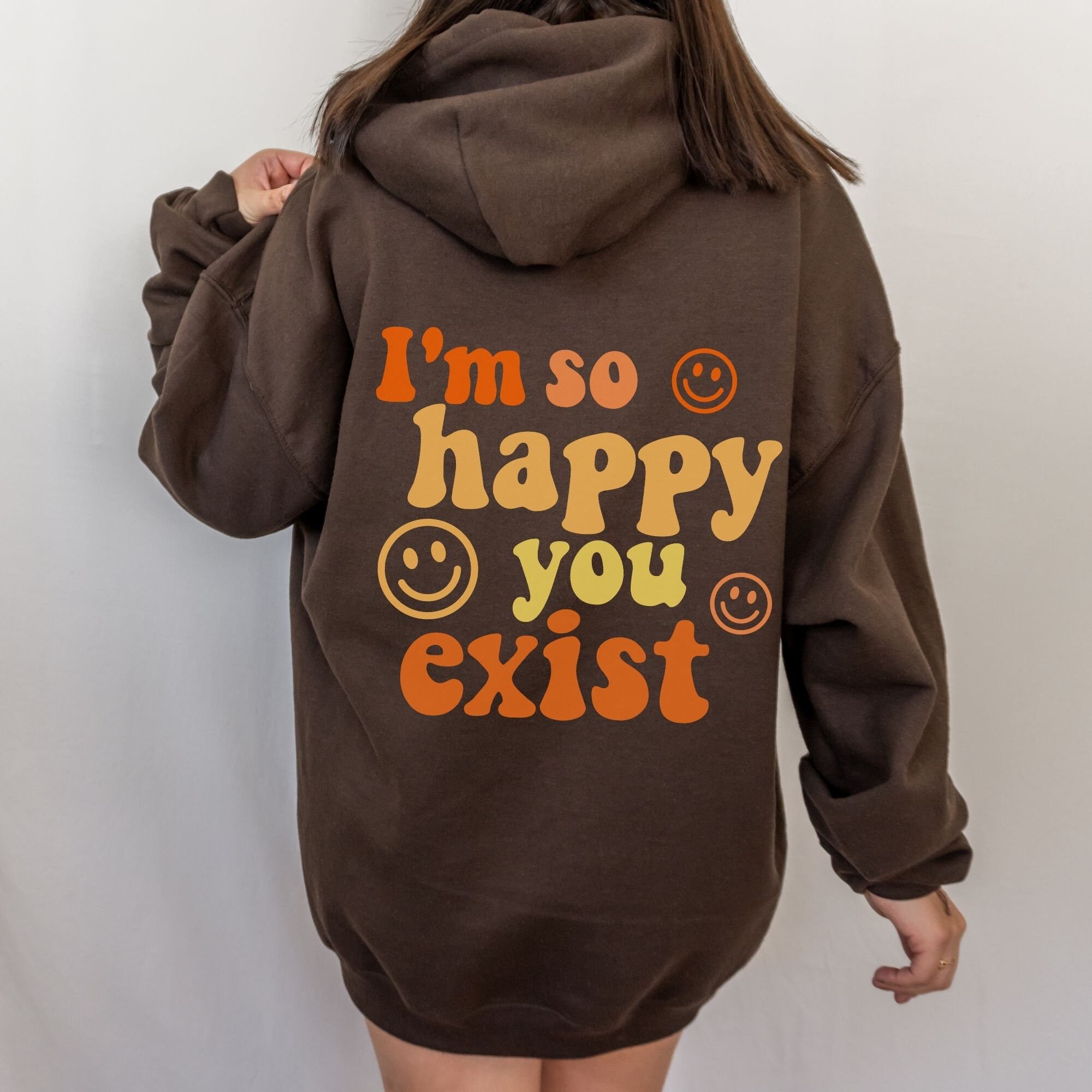 Brown Hoodie - Etsy