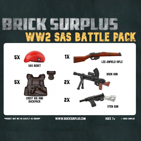 WW2 Special Air Service SAS Battle Pack - Etsy
