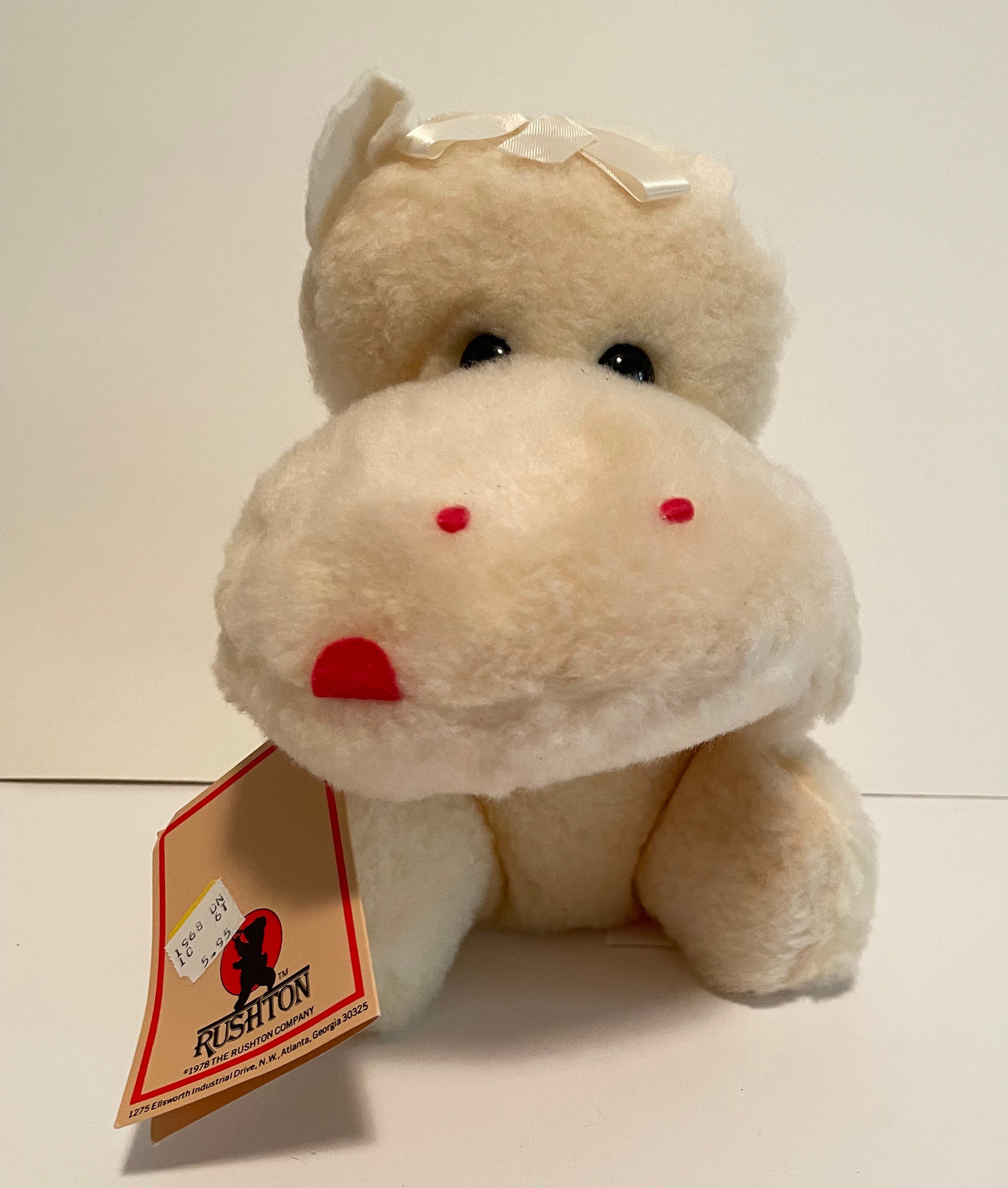 stuffed animal hippo