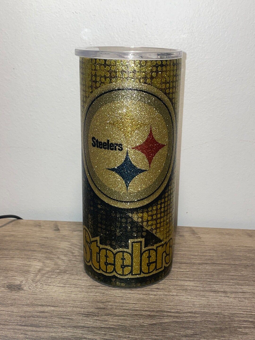 Pittsburgh Steelers Gold Glitter Stainless Steel Tumbler - Etsy