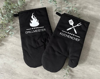 Gift for men | Father's day gift | Oven glove | Grill glove | Chef | Grill master