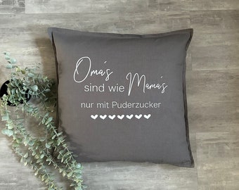 Pillow | Grandmas are like moms only with powdered sugar | Gift idea