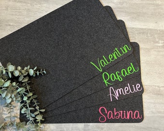 Placemat | placemat with name | personalized placemats