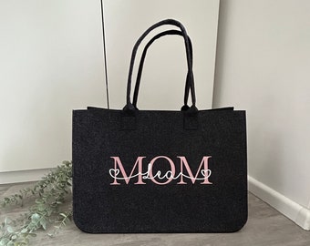 Filztasche | XXL Filztasche | personalisierte Tasche | MOM | OMA | personalisiert mit Namen