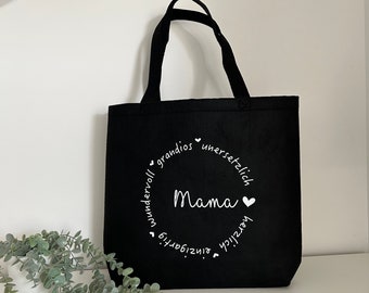 Filztasche Mama | Filzshopper | Muttertagsgeschenk | Filztasche personalisiert | Mama | Oma | Tasche mit Namen