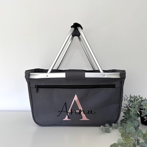 Einkaufskorb personalisiert | Korb mit Name | Geschenk für Mama | Einkaufskorb mit Initialen und Name | Einkaufskorb Mama | Geschenkidee