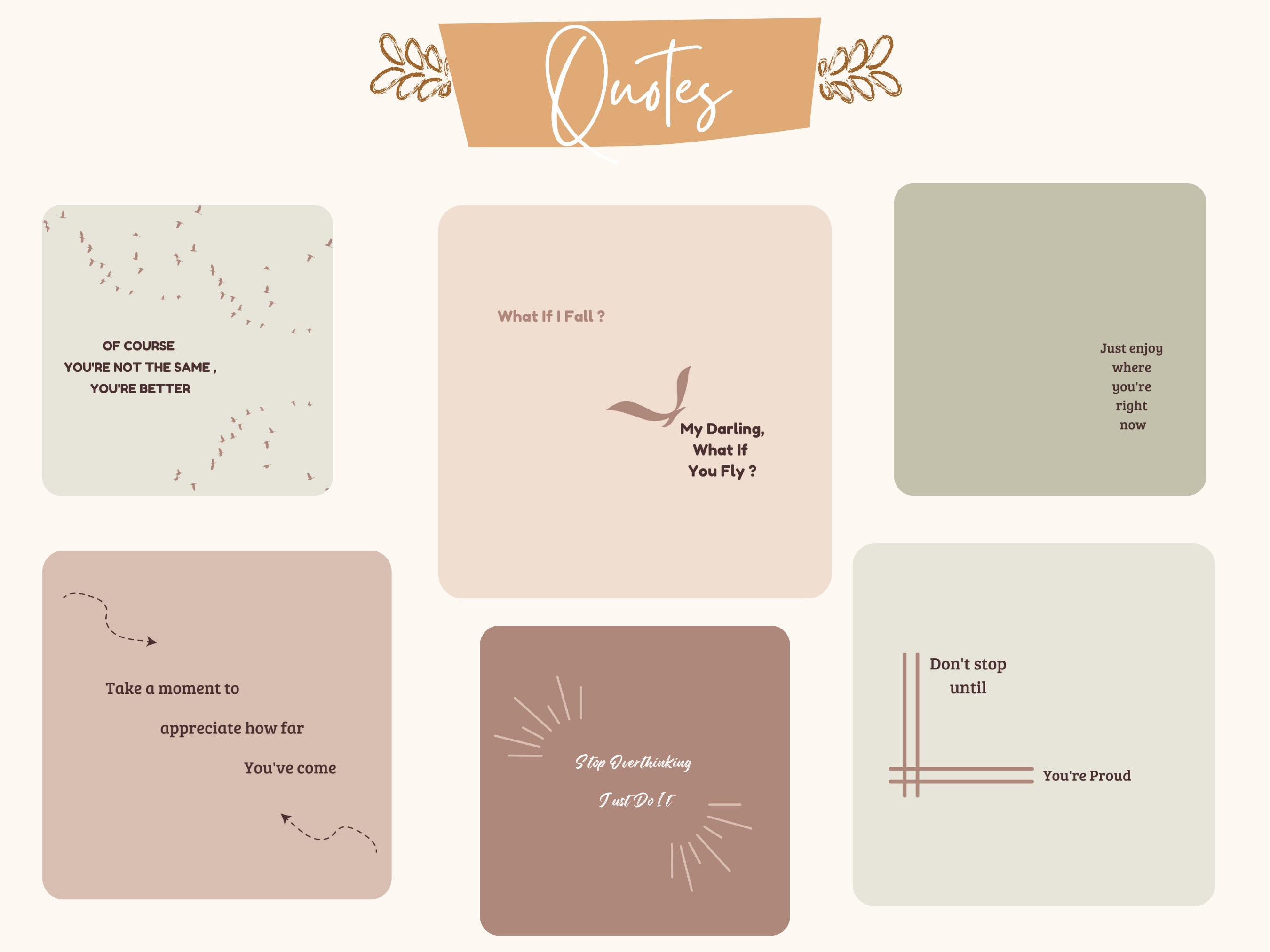 100 Earth Tone Instagram Canva Templates Bundle Instagram Templates ...