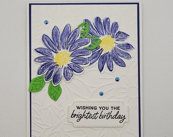 Daisy Birthday Card, Happy Birthday, Birthday Greetings, Birthday Wishes