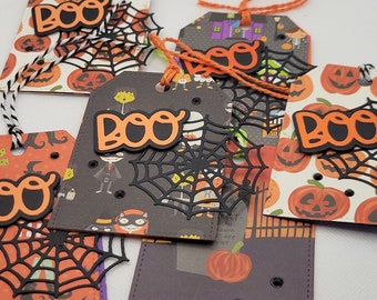 Halloween Gift Tag Toppers - Set of 6