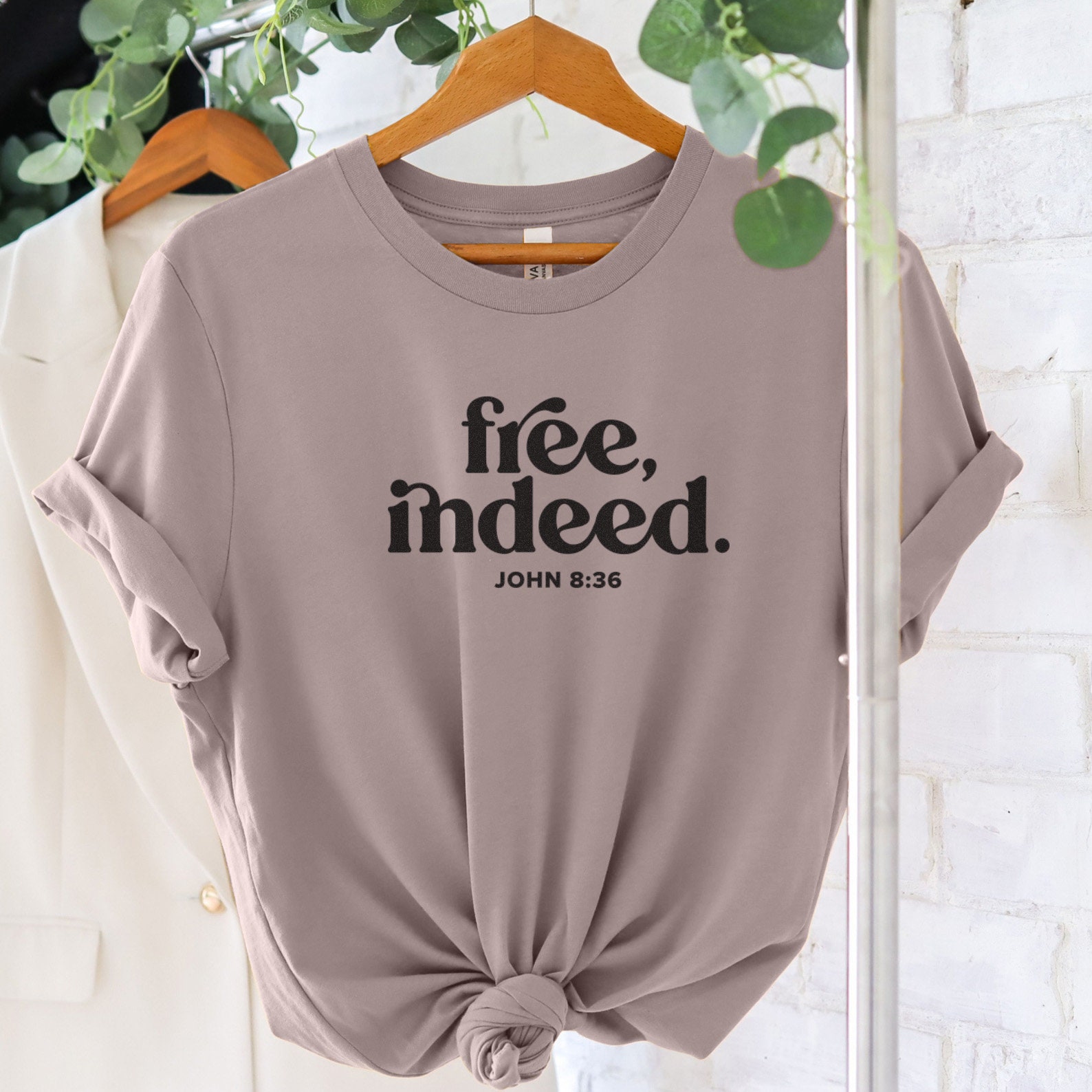 Free, Indeed. - John 8:36 Bible SVG PDF PNG Christian Cricut File - Etsy