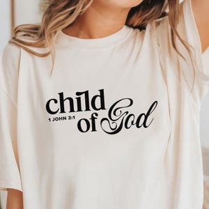 Kind van God - 1 Johannes 3:1 - Bijbel SVG PDF PNG Christelijk Cricut-bestand