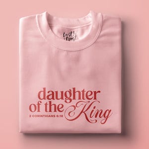 Fille du Roi - 2 Corinthiens 6:18 - Bible SVG PDF PNG Christian Cricut file