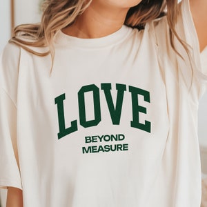 Love Beyond Measure - College style - Efeziërs 3:19 - Bijbel SVG PDF PNG Christelijk Cricut bestand