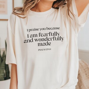 Ti lodo perché sono stato fatto in modo stupendo e meraviglioso - Salmo 139:14 - Bibbia SVG PDF PNG file Cricut cristiano