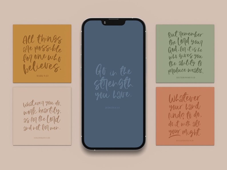 5 fondos de pantalla minimalistas de versículos bíblicos y publicaciones de Instagram - Citas de empoderamiento - Citas motivacionales imagen 2