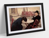 Wojciech Weiss, The Demon -Stunning Framed Art Print, Artwork Satin Paper Poster Print