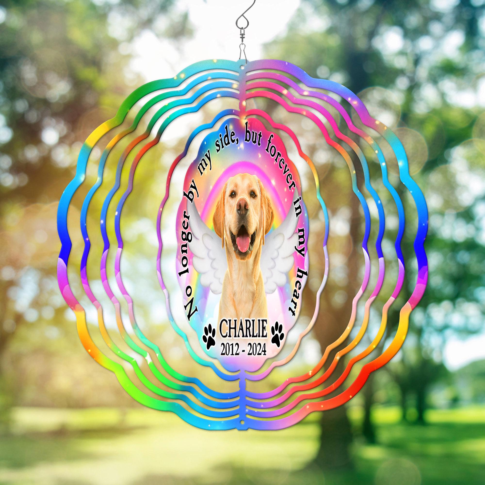 Personalized Pet Memorial Wind Rotator, Wind Spinner For Pet Memorial, Pet Loss Gift, Infant Loss Gift, Miscarriage Gift, Sympathy Gift