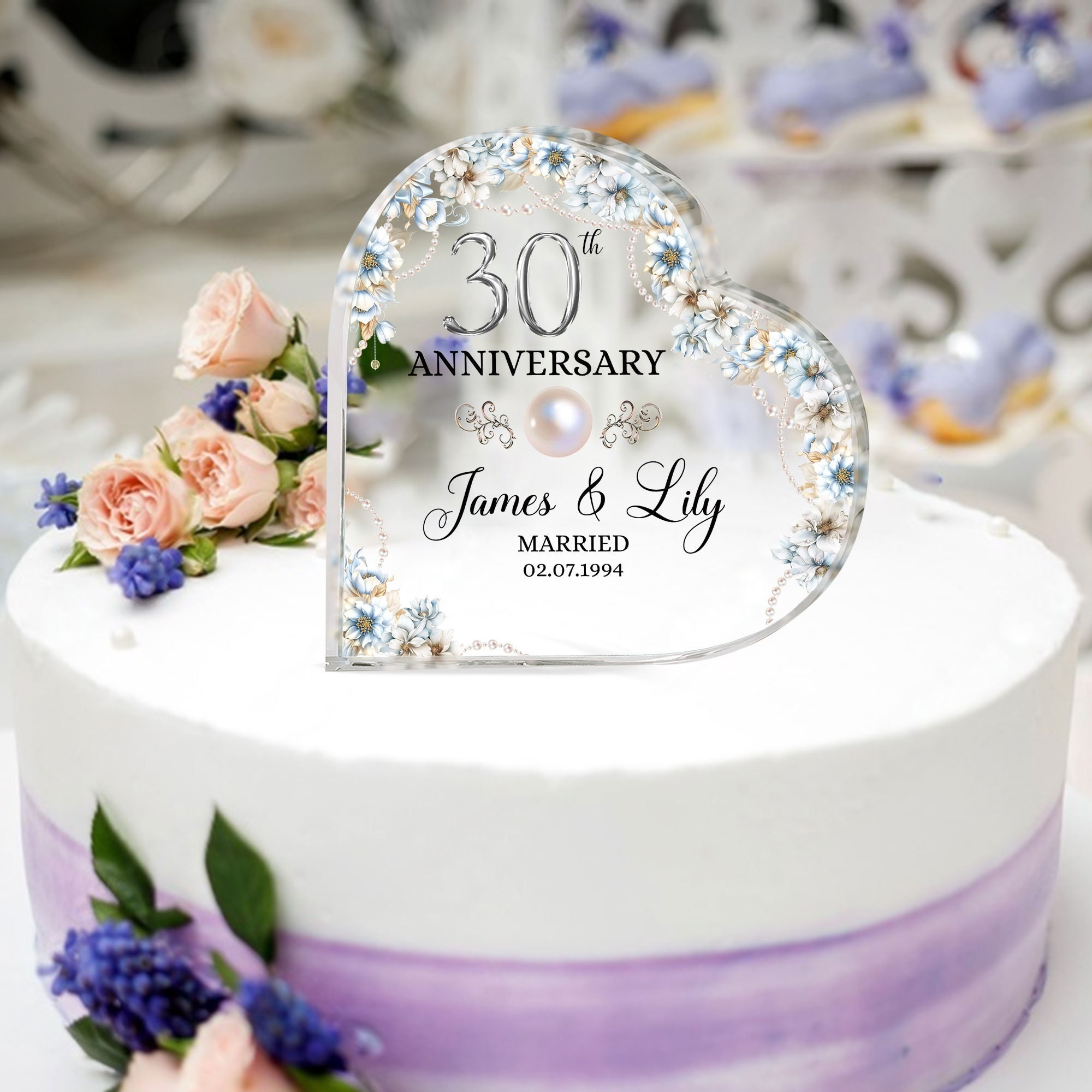 期間限定割引】ケーキ トッパー 結婚式 二次会 記念日 バレンタイン